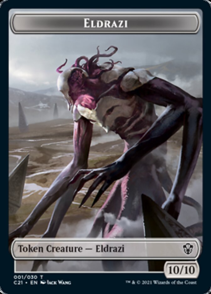 Eldrazi // Champion of Wits Token [Commander 2021 Tokens] | Exor Games Summserside