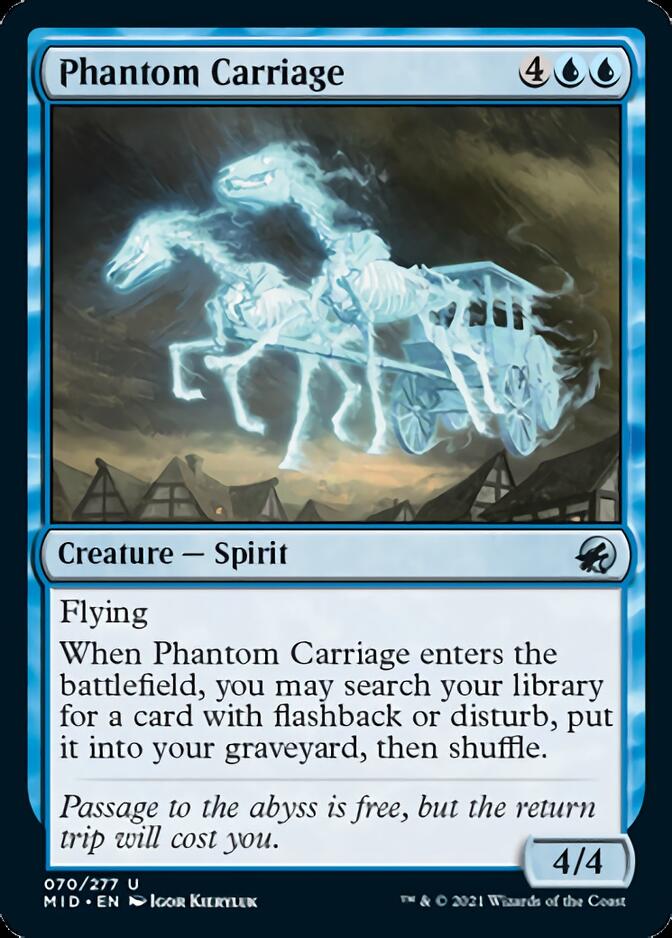 Phantom Carriage [Innistrad: Midnight Hunt] | Exor Games Summserside