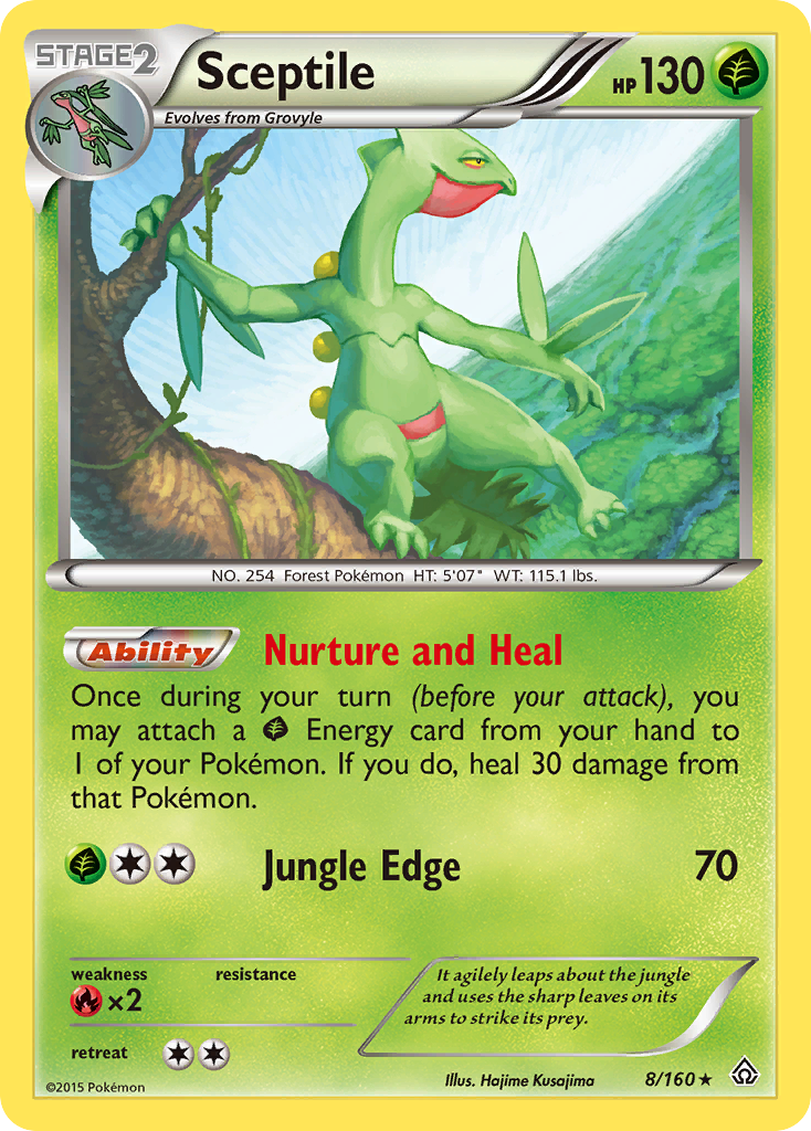 Sceptile (8/160) [XY: Primal Clash] | Exor Games Summserside