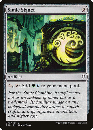 Simic Signet [Commander 2016] | Exor Games Summserside