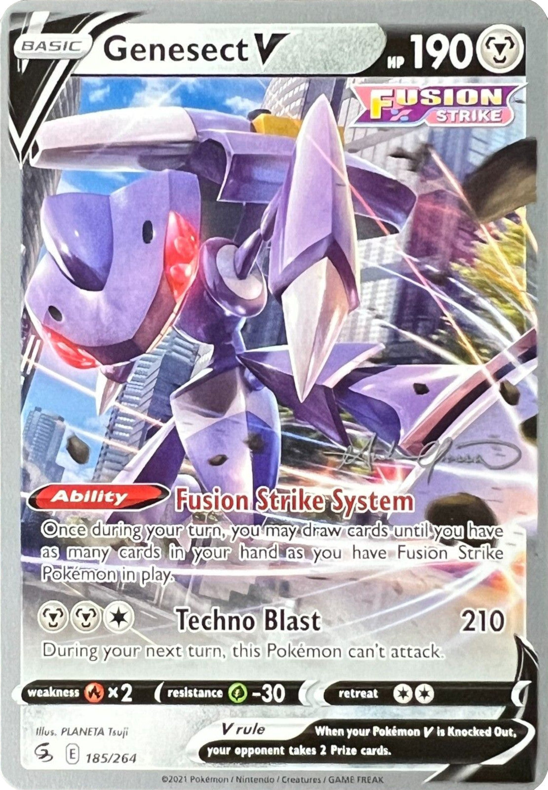 Genesect V (185/264) (The Shape of Mew - Andre Chiasson) [World Championships 2022] | Exor Games Summserside