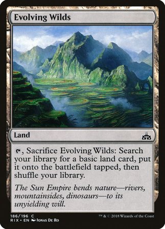 Evolving Wilds [Rivals of Ixalan] | Exor Games Summserside