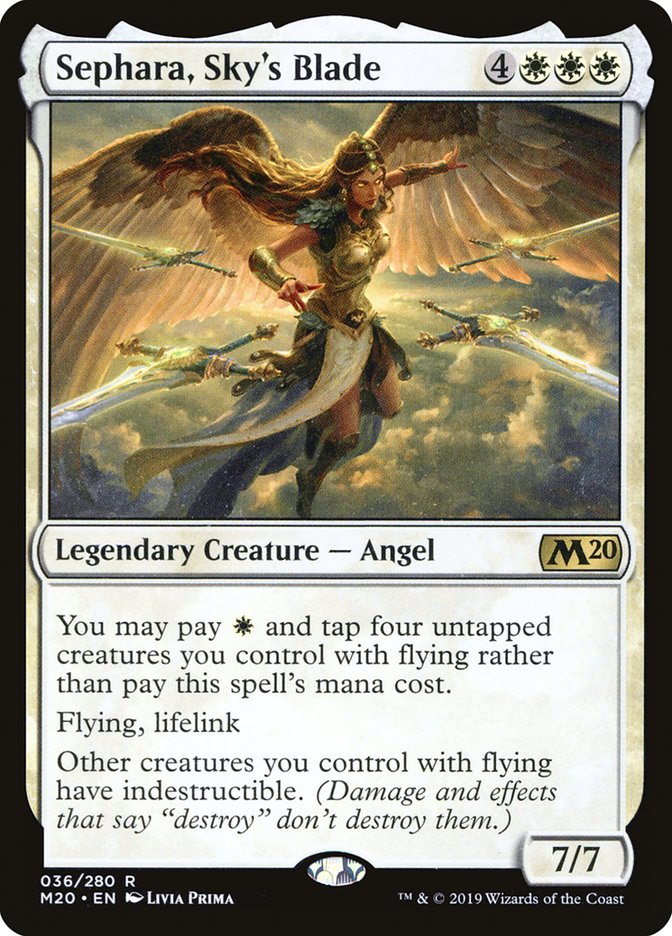 Sephara, Sky's Blade [Core Set 2020] | Exor Games Summserside