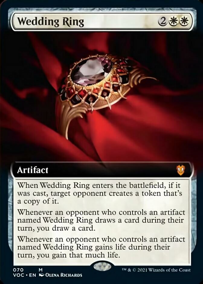 Wedding Ring (Extended) [Innistrad: Crimson Vow Commander] | Exor Games Summserside