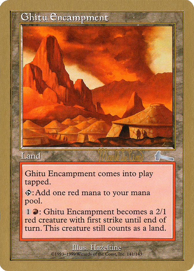 Ghitu Encampment (Mark Le Pine) [World Championship Decks 1999] | Exor Games Summserside