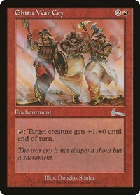 Ghitu War Cry [Urza's Legacy] | Exor Games Summserside