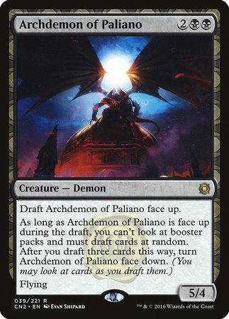 Archdemon of Paliano [Conspiracy: Take the Crown] | Exor Games Summserside