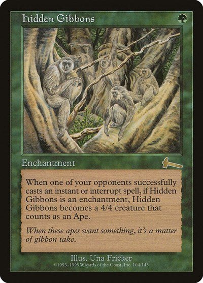 Hidden Gibbons [Urza's Legacy] | Exor Games Summserside