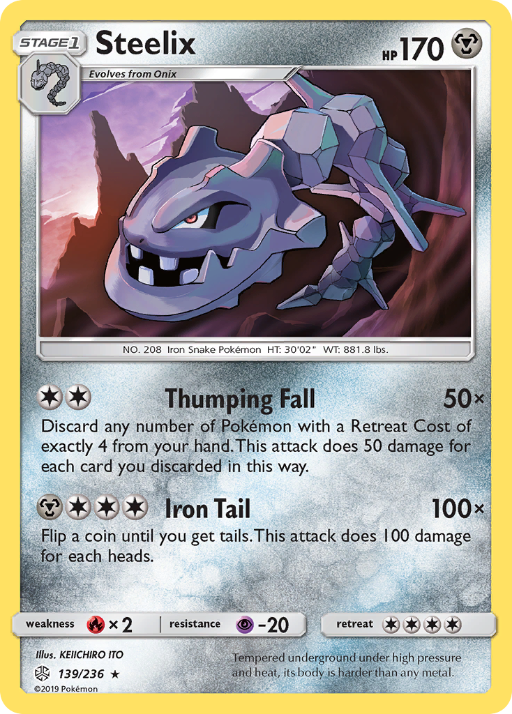 Steelix (139/236) [Sun & Moon: Cosmic Eclipse] | Exor Games Summserside