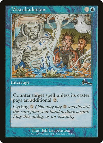 Miscalculation [Urza's Legacy] | Exor Games Summserside