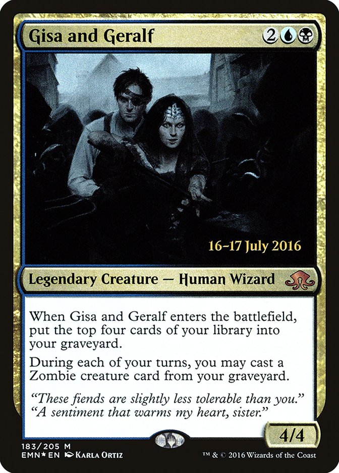 Gisa and Geralf  [Eldritch Moon Prerelease Promos] | Exor Games Summserside