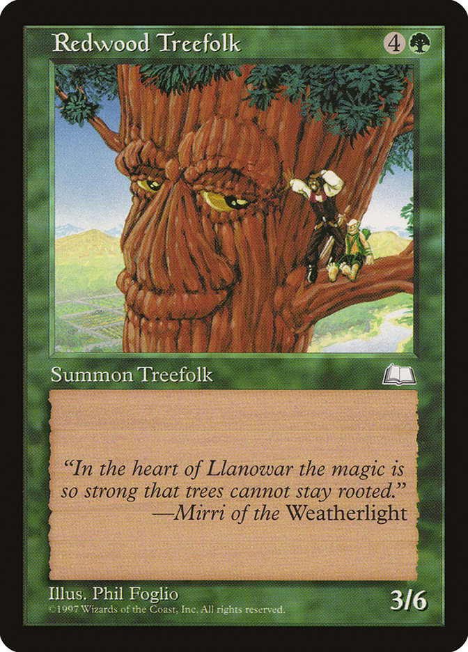 Redwood Treefolk [Weatherlight] | Exor Games Summserside