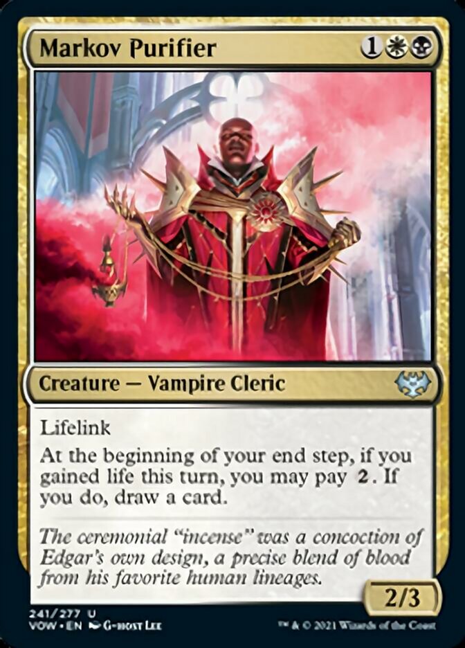 Markov Purifier [Innistrad: Crimson Vow] | Exor Games Summserside