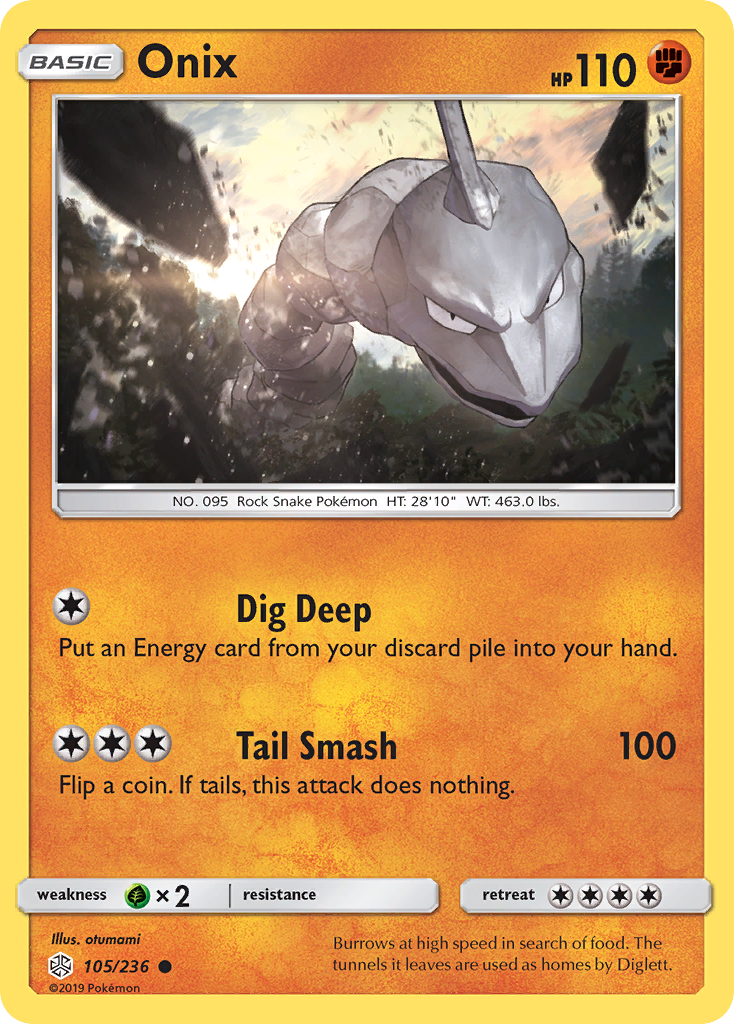 Onix (105/236) [Sun & Moon: Cosmic Eclipse] | Exor Games Summserside