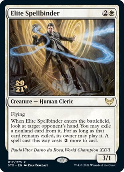 Elite Spellbinder [Strixhaven: School of Mages Prerelease Promos] | Exor Games Summserside