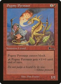 Pygmy Pyrosaur [Urza's Legacy] | Exor Games Summserside