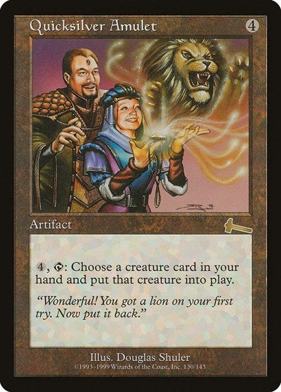 Quicksilver Amulet [Urza's Legacy] | Exor Games Summserside