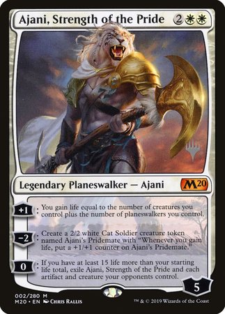 Ajani, Strength of the Pride [Core Set 2020 Promos] | Exor Games Summserside