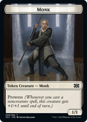 Saproling // Monk Double-sided Token [Double Masters 2022 Tokens] | Exor Games Summserside