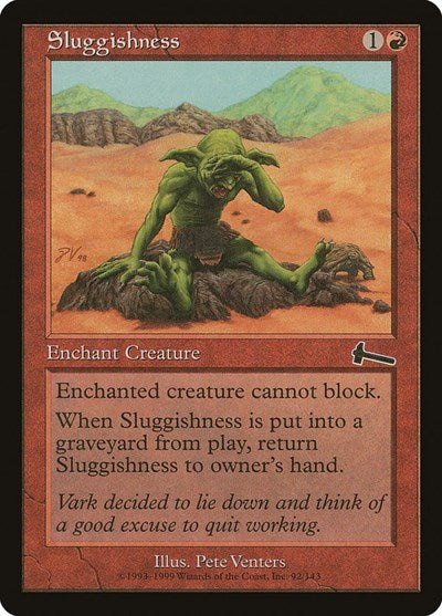 Sluggishness [Urza's Legacy] | Exor Games Summserside