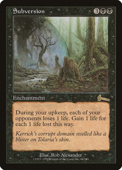 Subversion [Urza's Legacy] | Exor Games Summserside