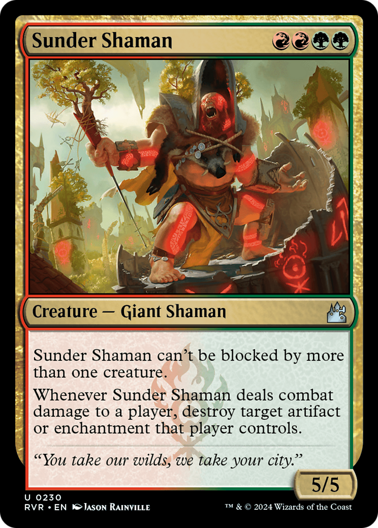 Sunder Shaman [Ravnica Remastered] | Exor Games Summserside