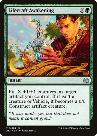 Lifecraft Awakening [Aether Revolt] | Exor Games Summserside