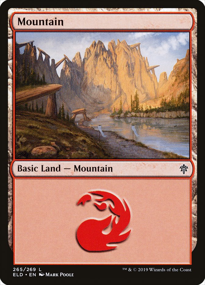 Mountain (265) [Throne of Eldraine] | Exor Games Summserside