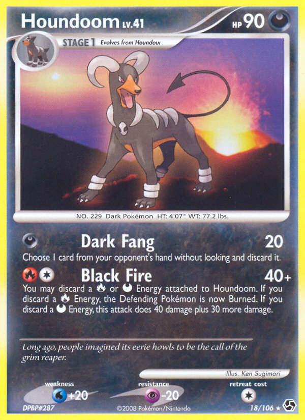 Houndoom (18/106) [Diamond & Pearl: Great Encounters] | Exor Games Summserside