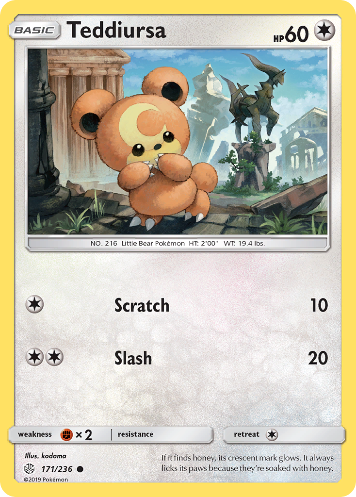 Teddiursa (171/236) [Sun & Moon: Cosmic Eclipse] | Exor Games Summserside