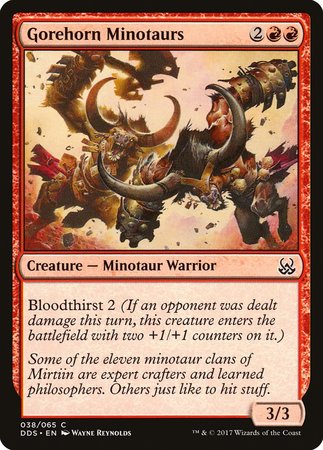 Gorehorn Minotaurs [Duel Decks: Mind vs. Might] | Exor Games Summserside