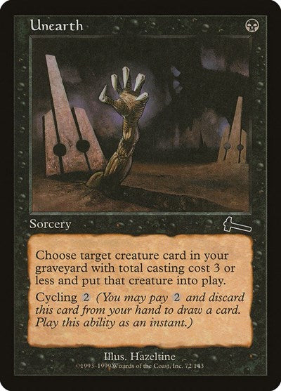 Unearth [Urza's Legacy] | Exor Games Summserside