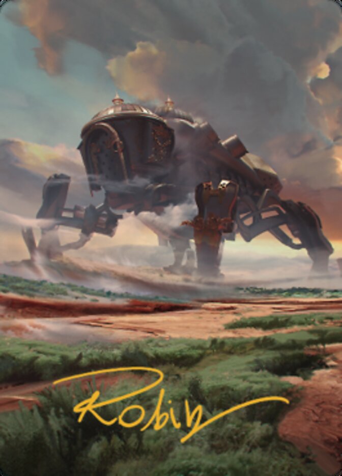 Plains (2) Art Card (Gold-Stamped Signature) [The Brothers' War Art Series] | Exor Games Summserside