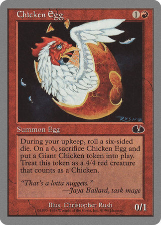 Chicken Egg [Unglued] | Exor Games Summserside