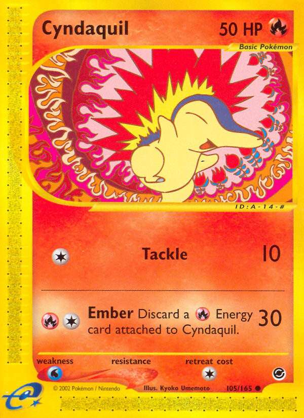 Cyndaquil (105/165) [Expedition: Base Set] | Exor Games Summserside