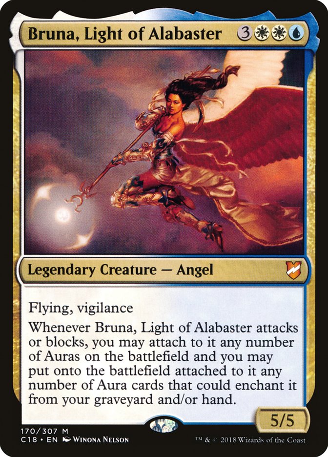 Bruna, Light of Alabaster (Oversized) [Commander 2018 Oversized] | Exor Games Summserside