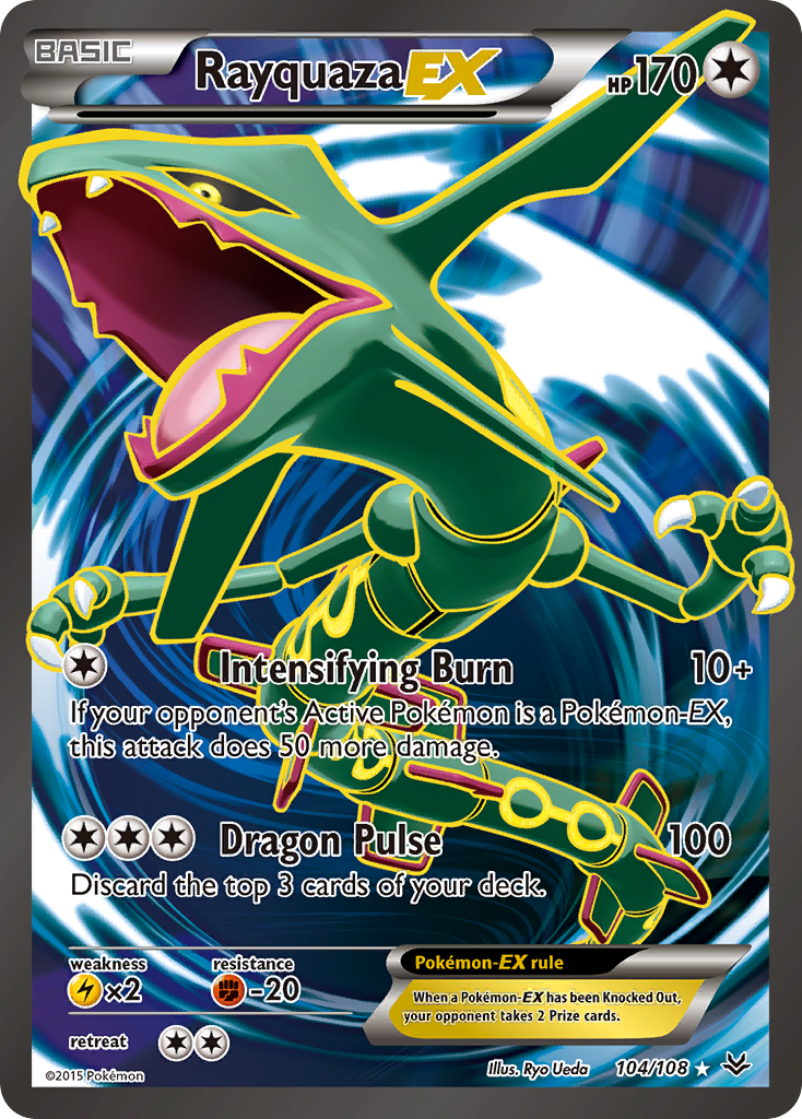 Rayquaza EX (104/108) [XY: Roaring Skies] | Exor Games Summserside