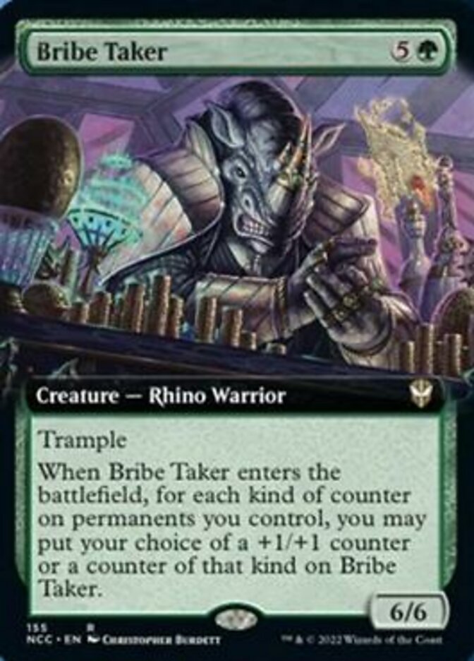 Bribe Taker (Extended Art) [Streets of New Capenna Commander] | Exor Games Summserside