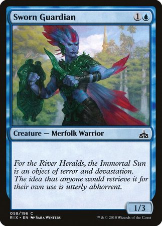 Sworn Guardian [Rivals of Ixalan] | Exor Games Summserside