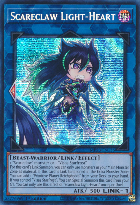 Scareclaw Light-Heart [MP23-EN136] Prismatic Secret Rare | Exor Games Summserside