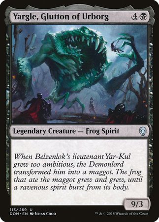 Yargle, Glutton of Urborg [Dominaria] | Exor Games Summserside