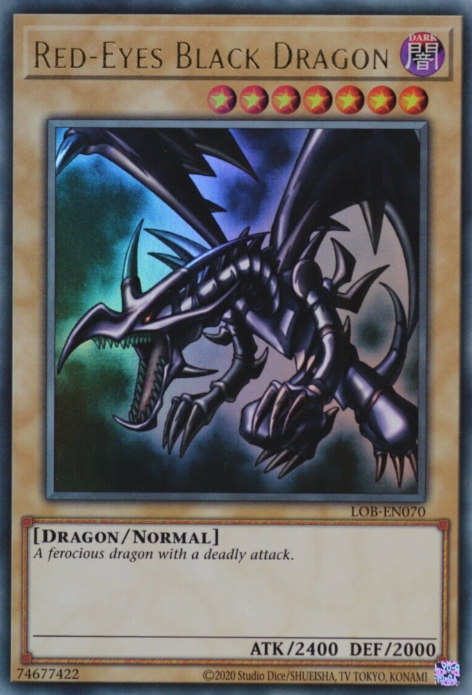 Red-Eyes Black Dragon (25th Anniversary) [LOB-EN070] Ultra Rare | Exor Games Summserside