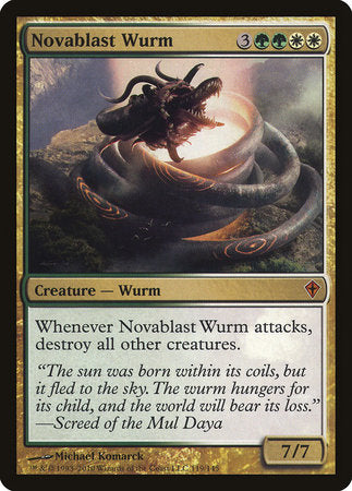 Novablast Wurm [Worldwake] | Exor Games Summserside