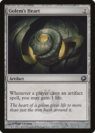 Golem's Heart [Scars of Mirrodin] | Exor Games Summserside