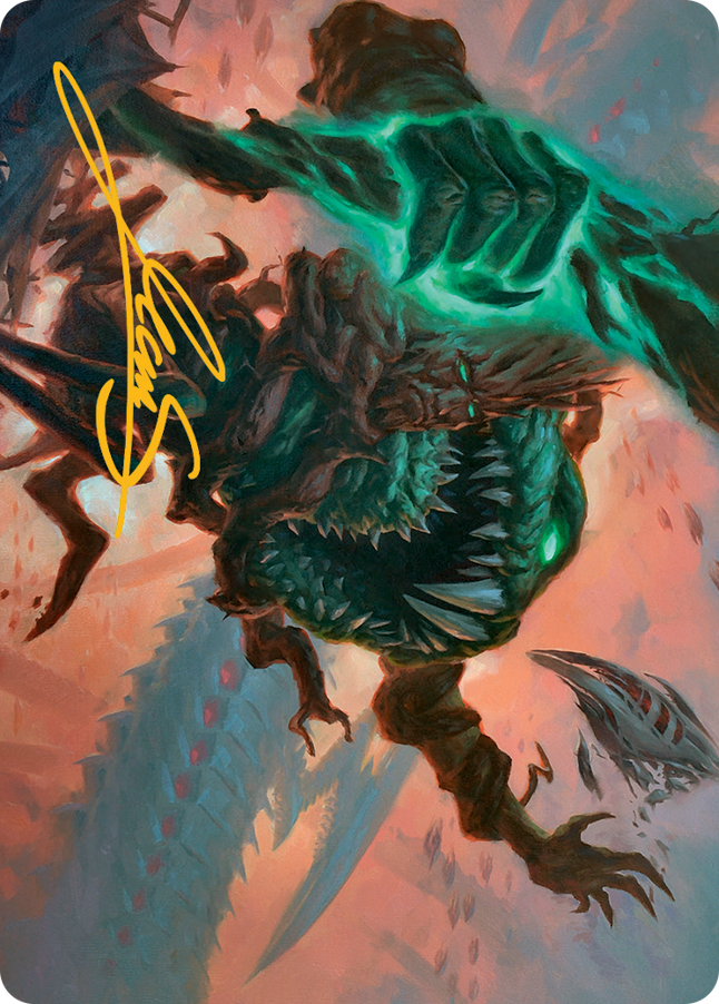 Yargle and Multani Art Card (Gold-Stamped Signature) [March of the Machine Art Series] | Exor Games Summserside