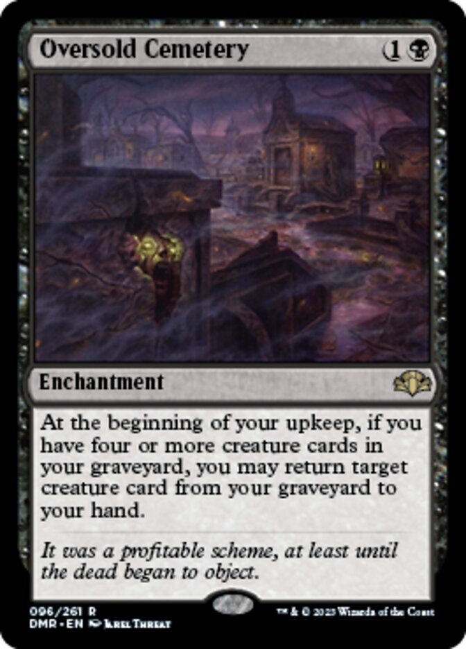 Oversold Cemetery [Dominaria Remastered] | Exor Games Summserside