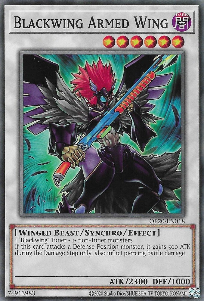 Blackwing Armed Wing [OP20-EN018] Common | Exor Games Summserside