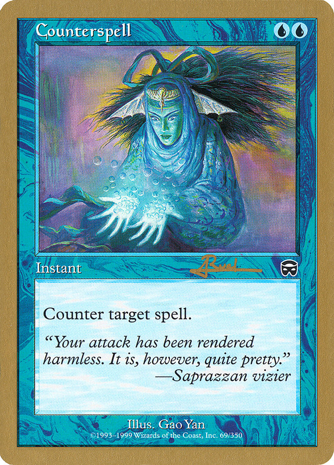 Counterspell (Antoine Ruel) (MMQ) [World Championship Decks 2001] | Exor Games Summserside