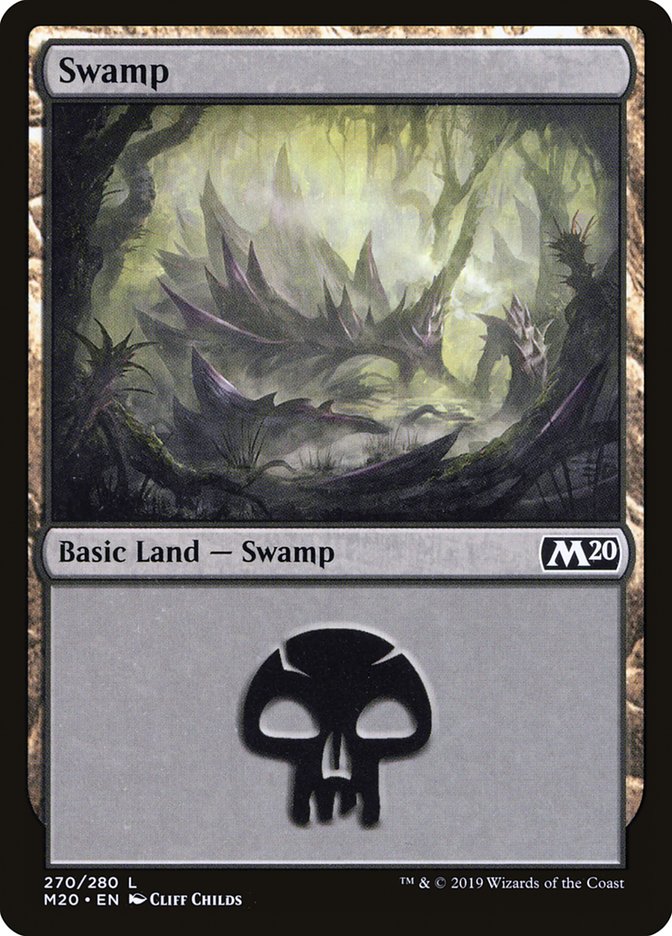 Swamp (#270) [Core Set 2020] | Exor Games Summserside