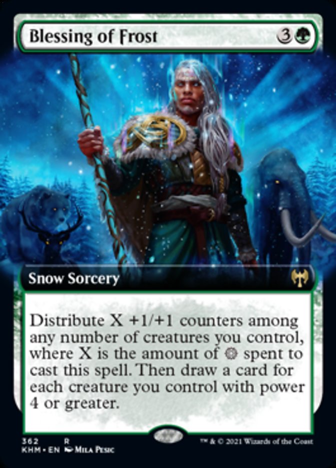 Blessing of Frost (Extended Art) [Kaldheim] | Exor Games Summserside